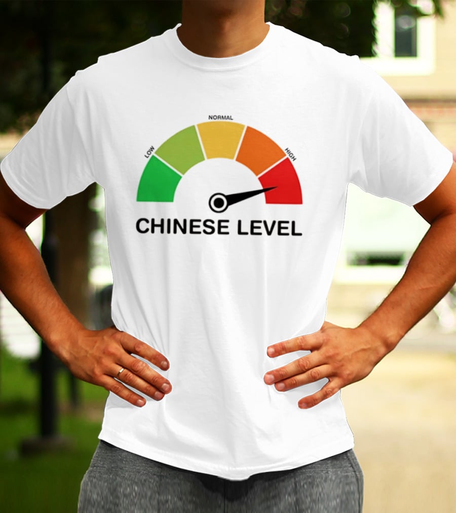 Chinese Level Meter Low Normal High Gauge T-Shirt