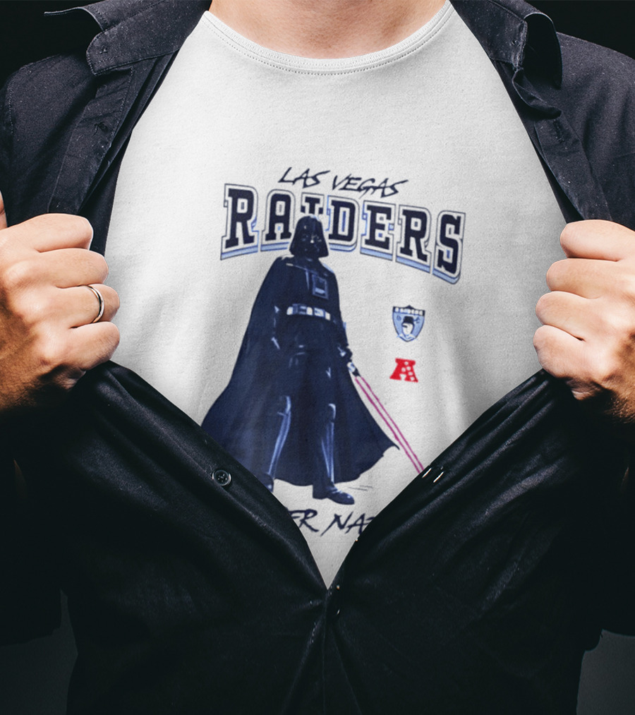 Las Vegas Raiders Darth Vader Raider Nation Star Wars 2026 T-Shirt