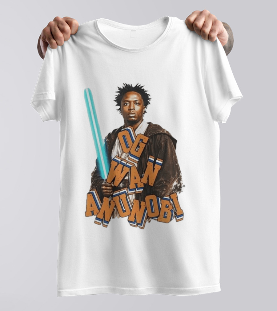 Og Wan Anunobi New York Knicks Basketball Nba 2026 Star Wars T-Shirt