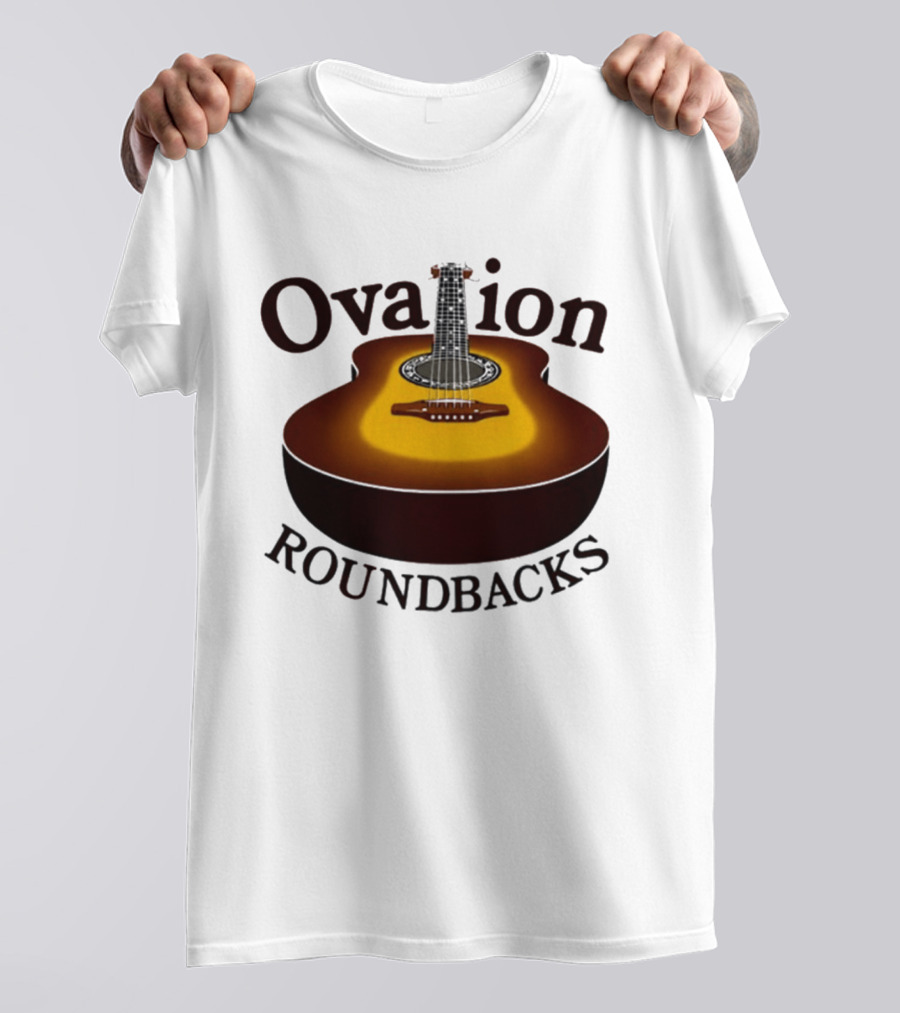 Ovation Roundbacks Acoustic Guitar Folk Music T-Shirt