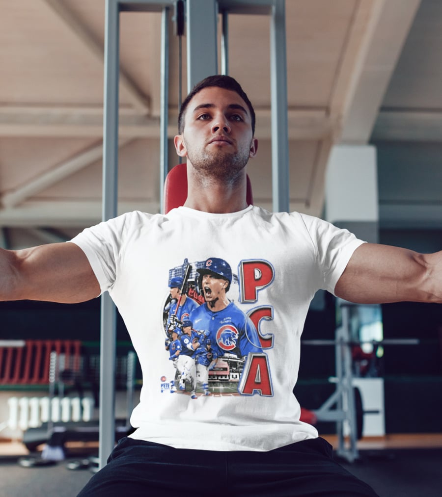 PCA Pete Crow Armstrong Chicago Cubs Baseball Collage T-Shirt