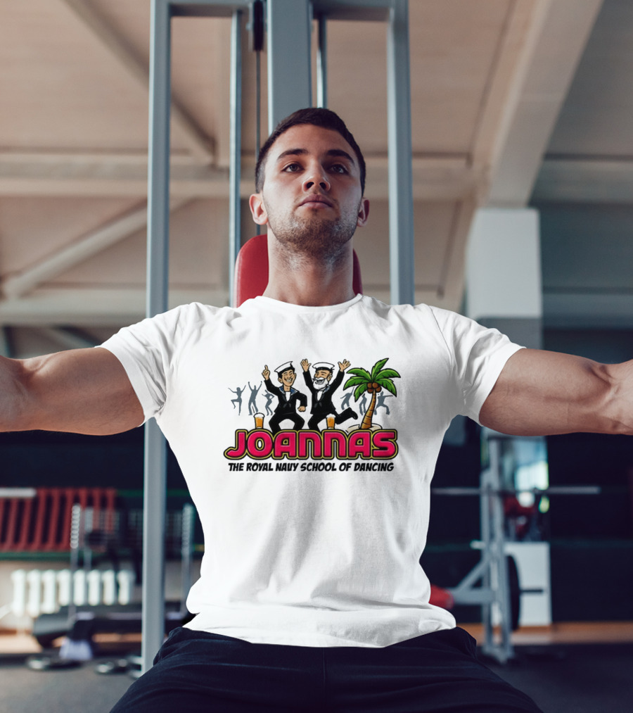 Joannas The Royal Navy School Of Dancing Tropical Palm Party Vibe T-Shirt