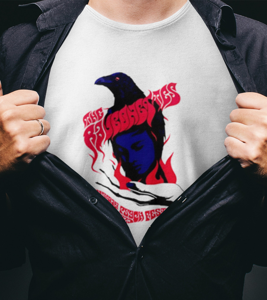Raveonettes Austin Psych Fest Crow Fire Elements 2014 T-Shirt