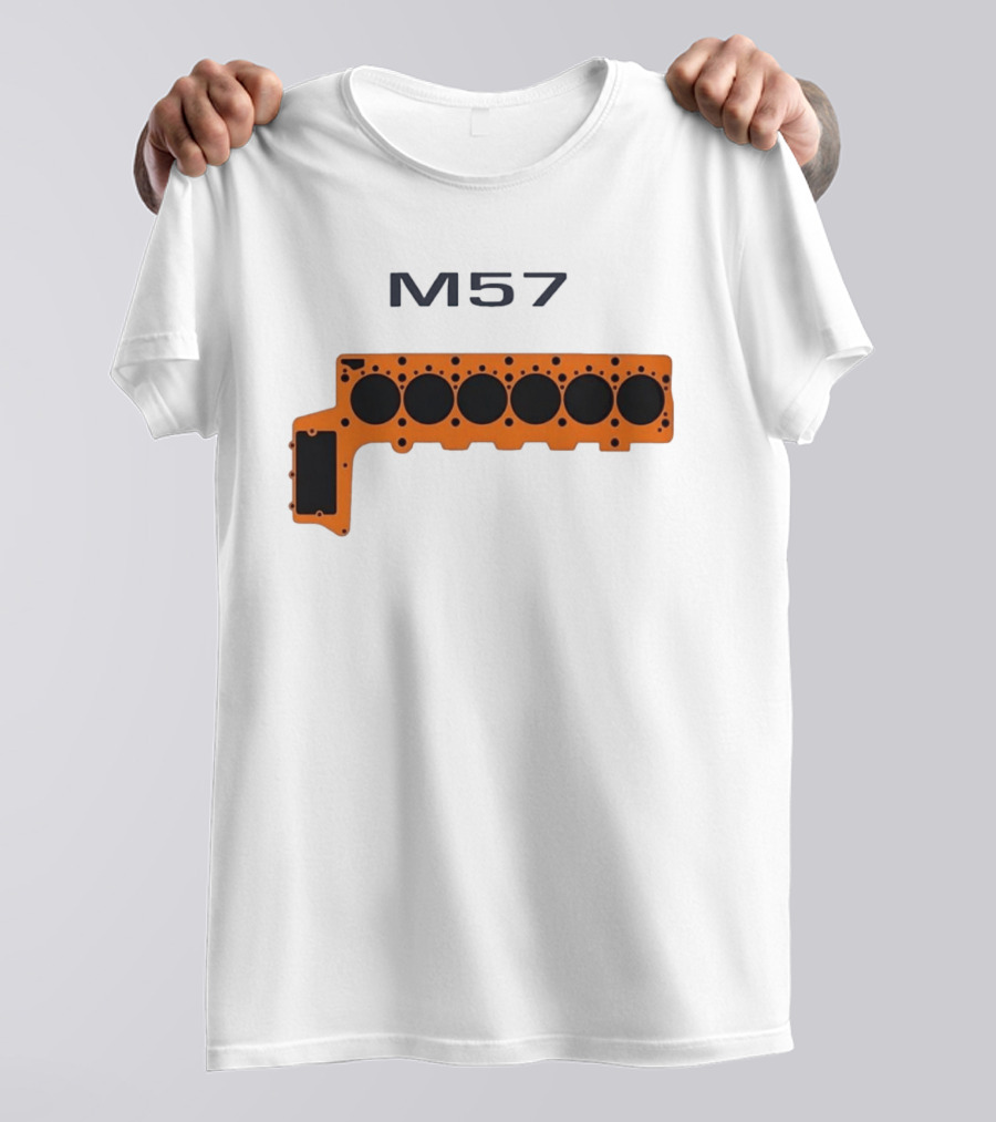 M57 Engine Components BMW Performance Straight Six T-Shirt