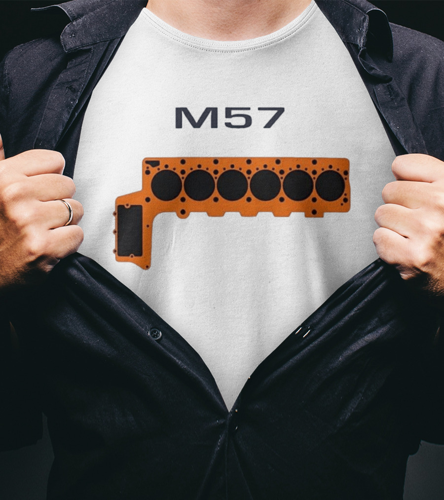 M57 Engine Components BMW Performance Straight Six T-Shirt