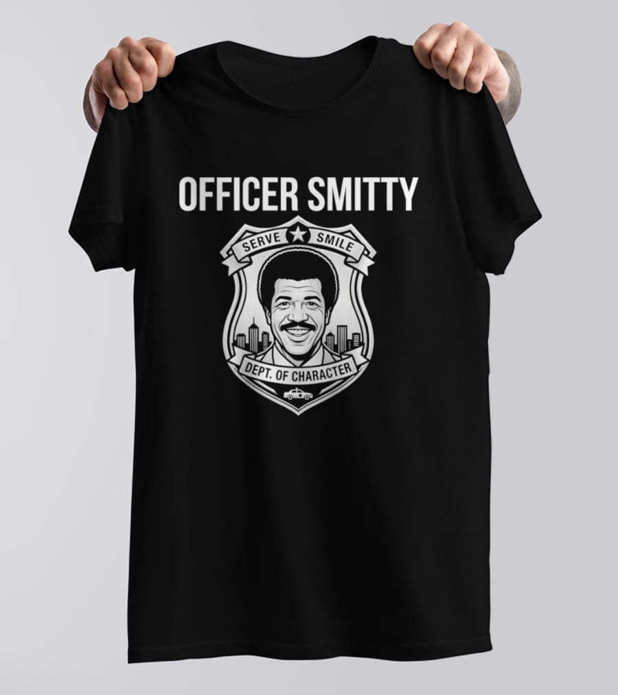Officer Smitty Serve Smile Dept Of T-Shirt
