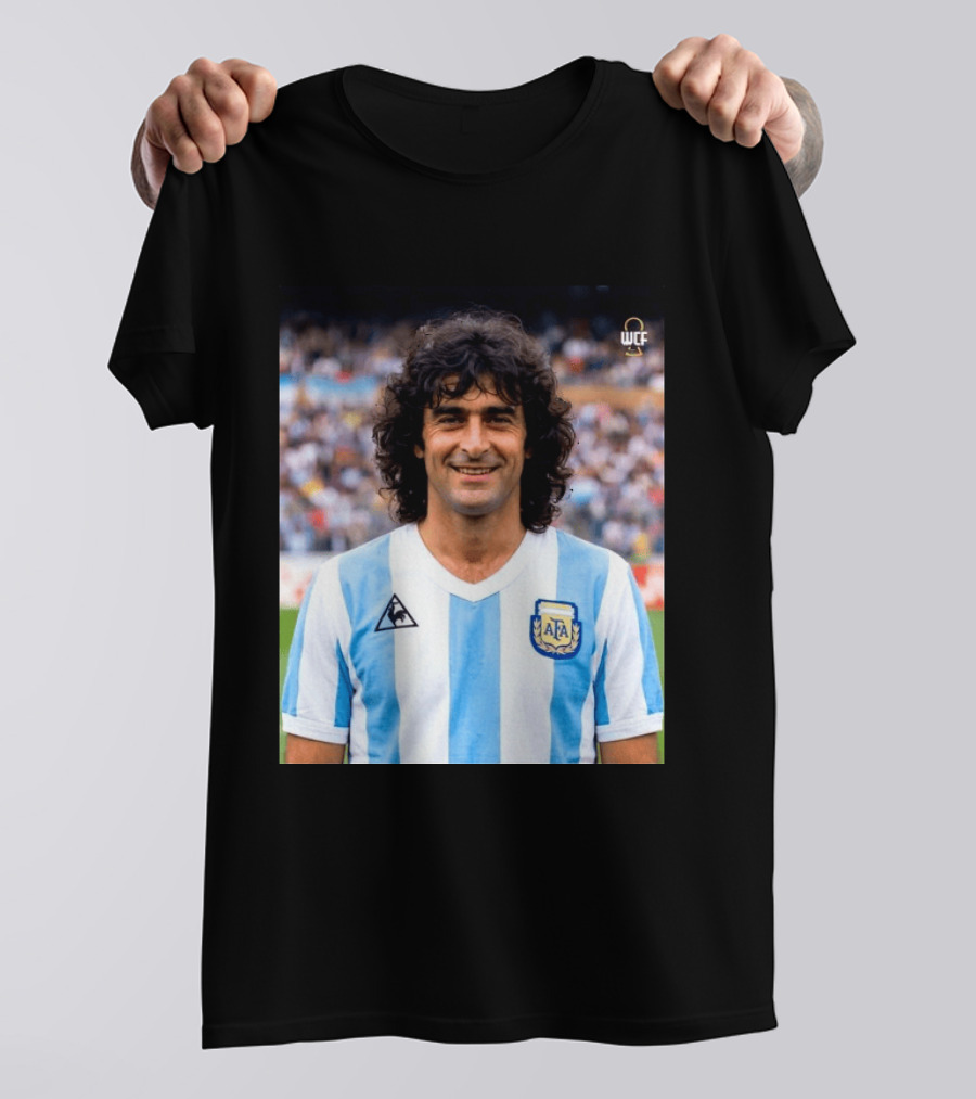 Happy Birthday Mario Kempes Argentina Football Legend AFA T-Shirt
