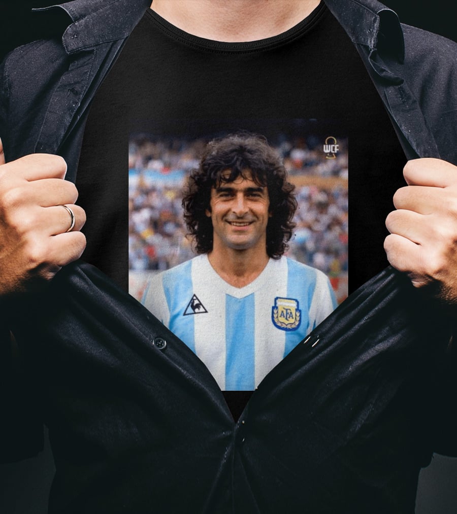 Happy Birthday Mario Kempes Argentina Football Legend AFA T-Shirt