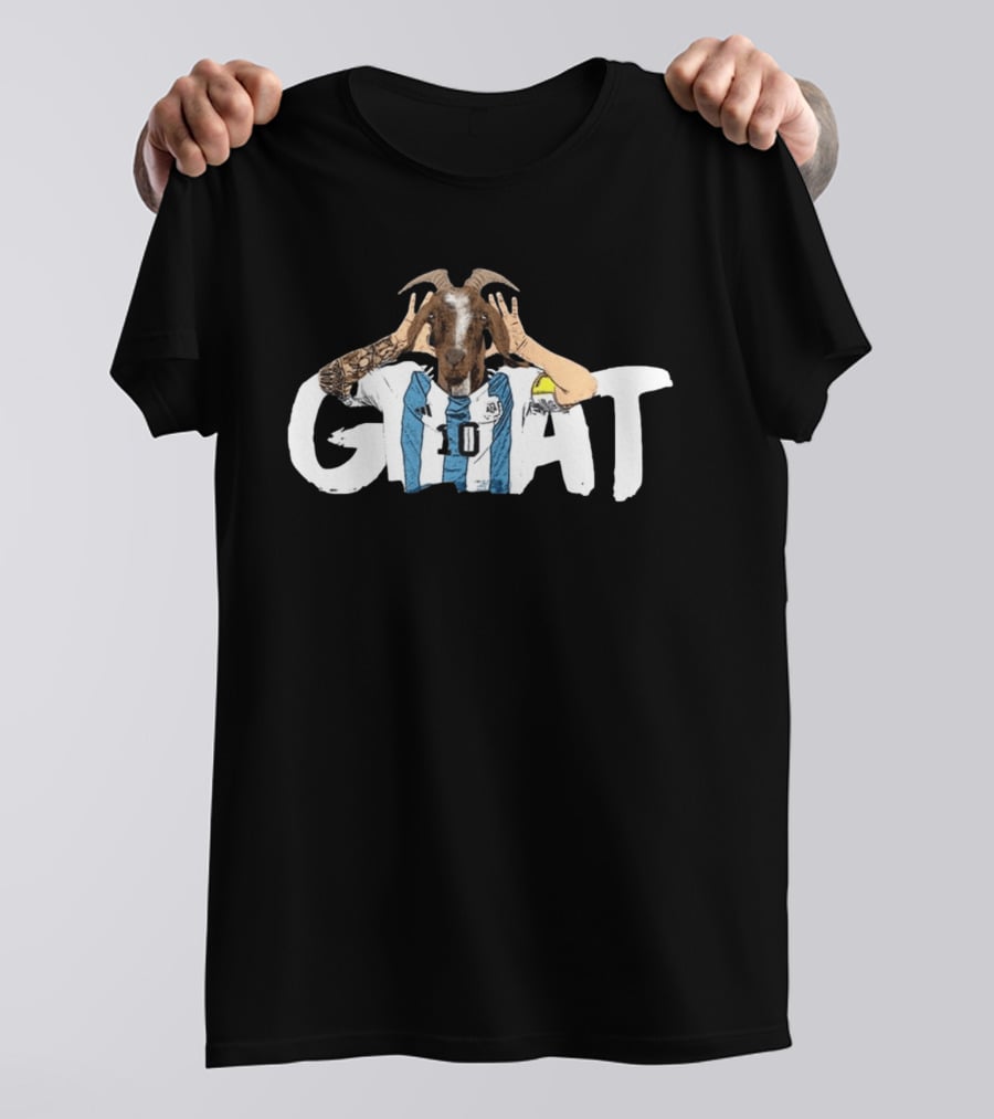 Lionel Messi Goat Argentinian Jersey Goat T-Shirt