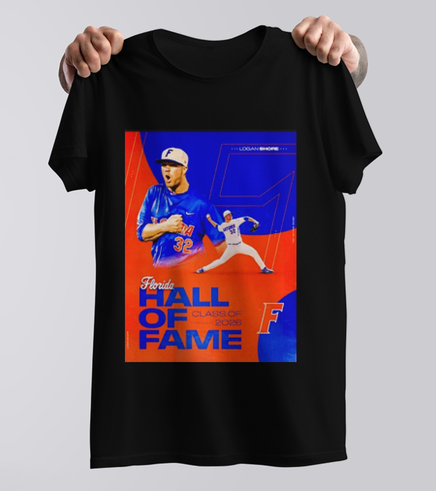 Logan Shore Florida Gators Hall Of Fame Class Of 2026 T-Shirt