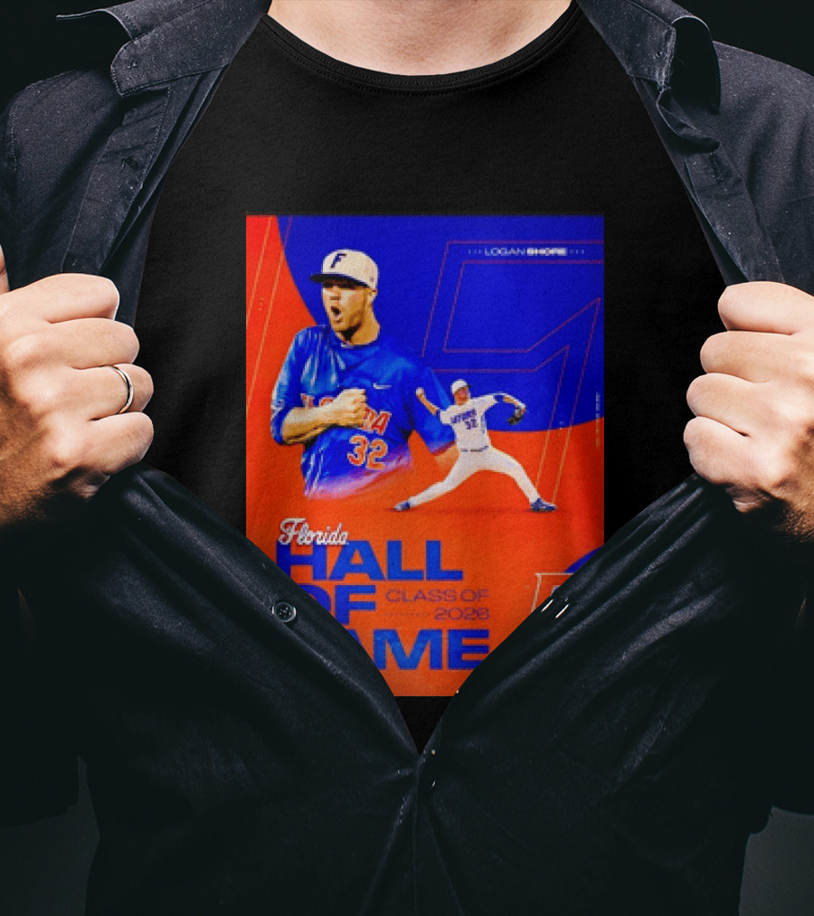 Logan Shore Florida Gators Hall Of Fame Class Of 2026 T-Shirt