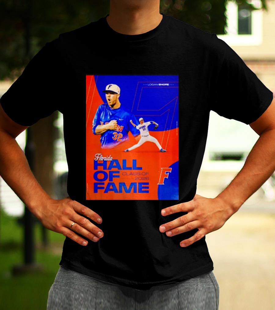Logan Shore Florida Gators Hall Of Fame Class Of 2026 T-Shirt