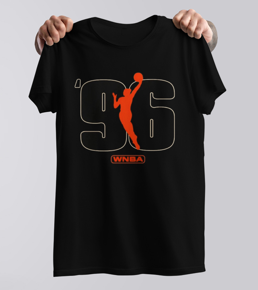 WNBA 1996 Inaugural Season Basketball 96 Retro Women's Player T-Shirt