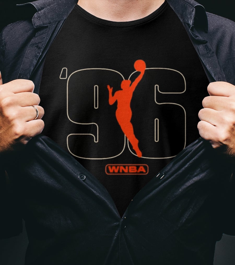 WNBA 1996 Inaugural Season Basketball 96 Retro Women's Player T-Shirt