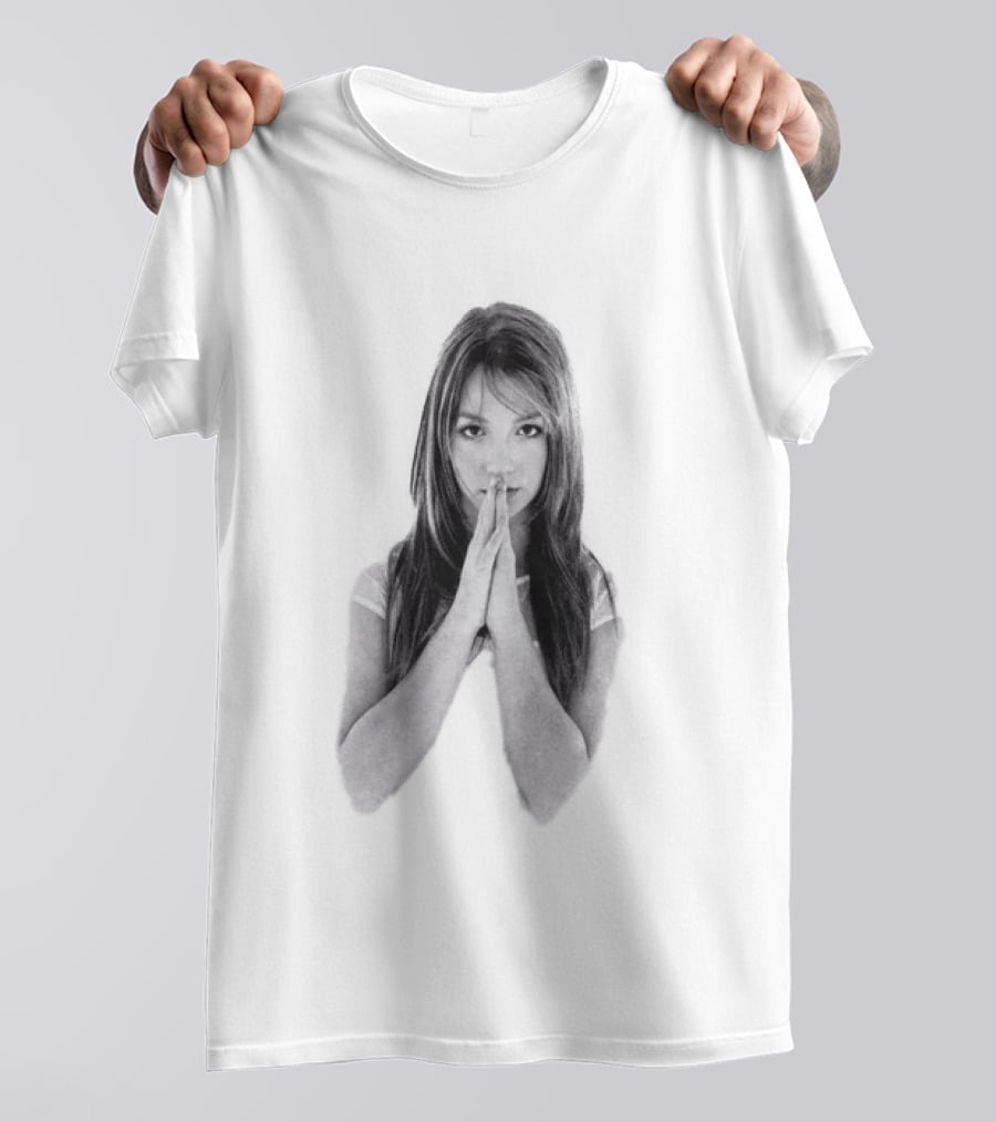Britney Spears Baby One More Time Iconic Prayer Pose T-Shirt