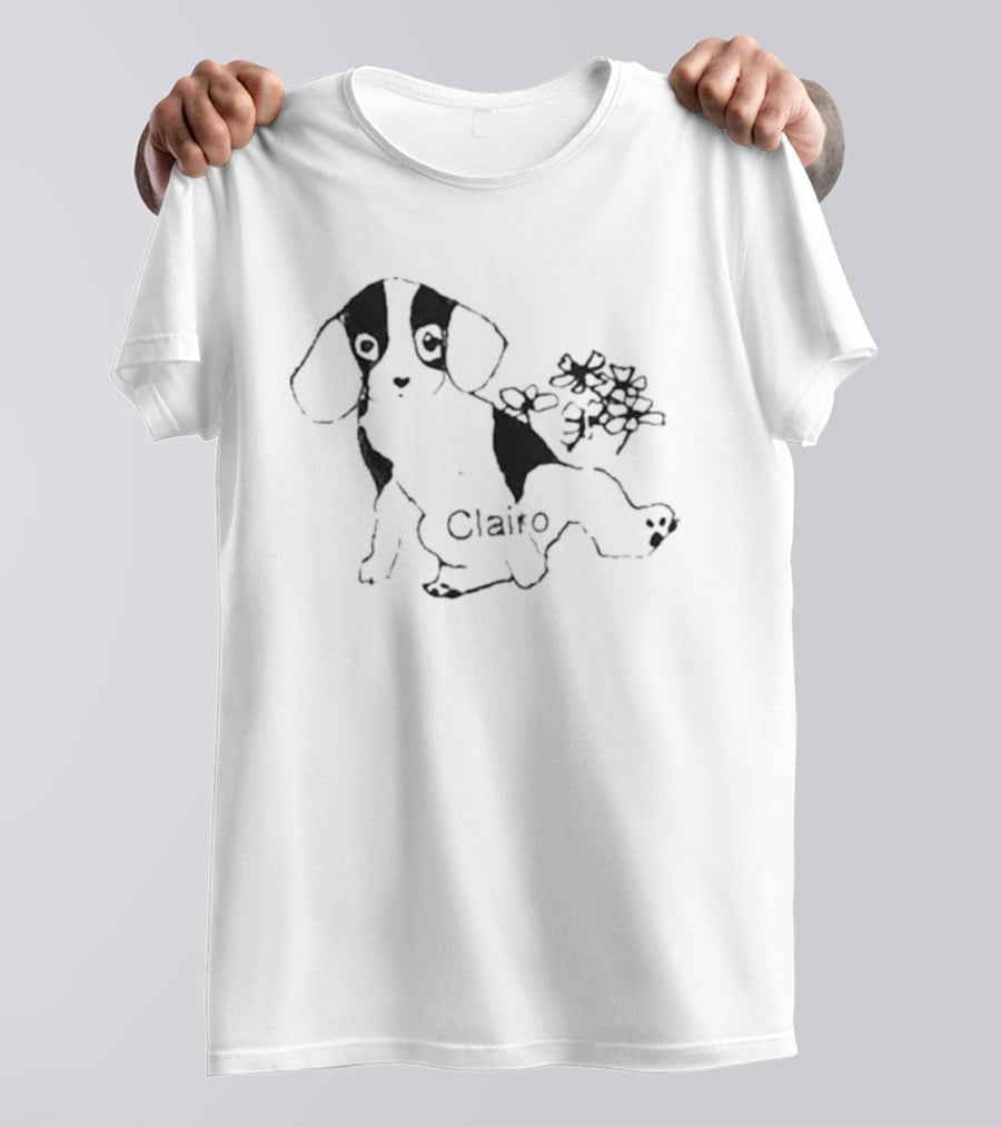 Clairo 5 Years Of Sling Flower Puppy Collection T-Shirt