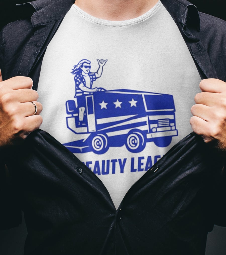 Da Beauty League Ice Resurfacer Shaka Sign T-Shirt