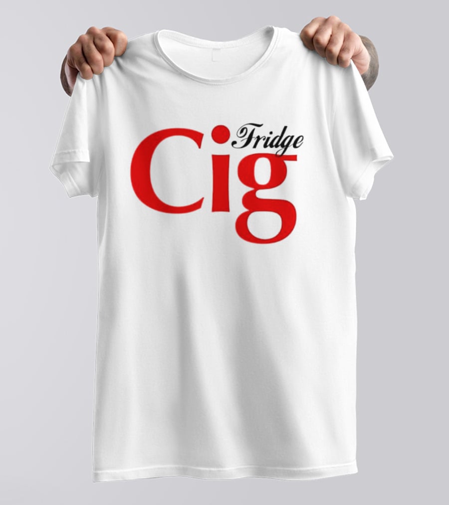 Fridge Cig Red Lettering T-Shirt