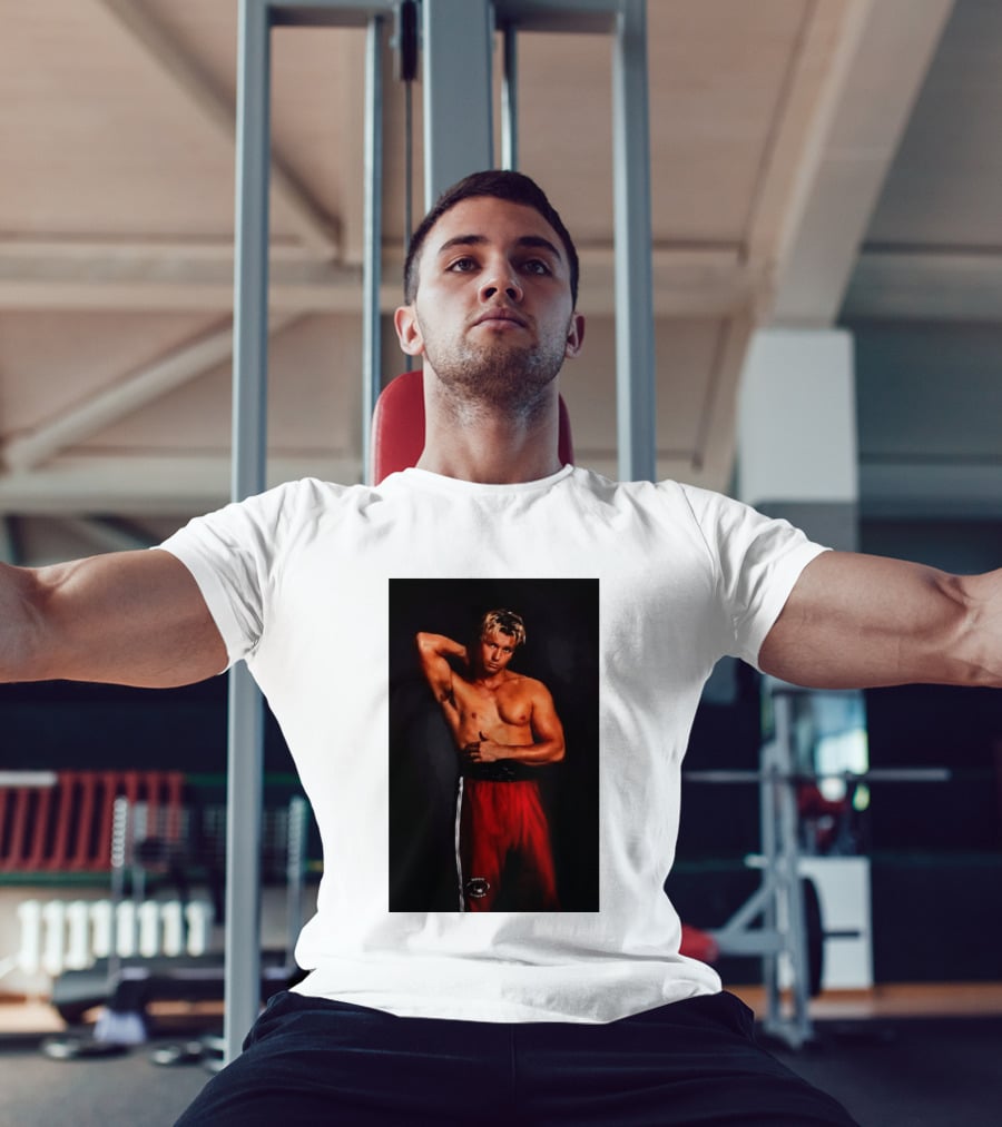 Stephen Kalyn Off Campus Body Maker Boxer Pose T-Shirt