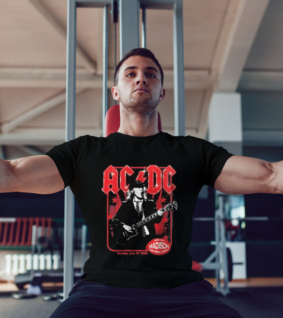 ACDC PWR Up Tour Madison Camp Randall Stadium July 19 2026 T-Shirt
