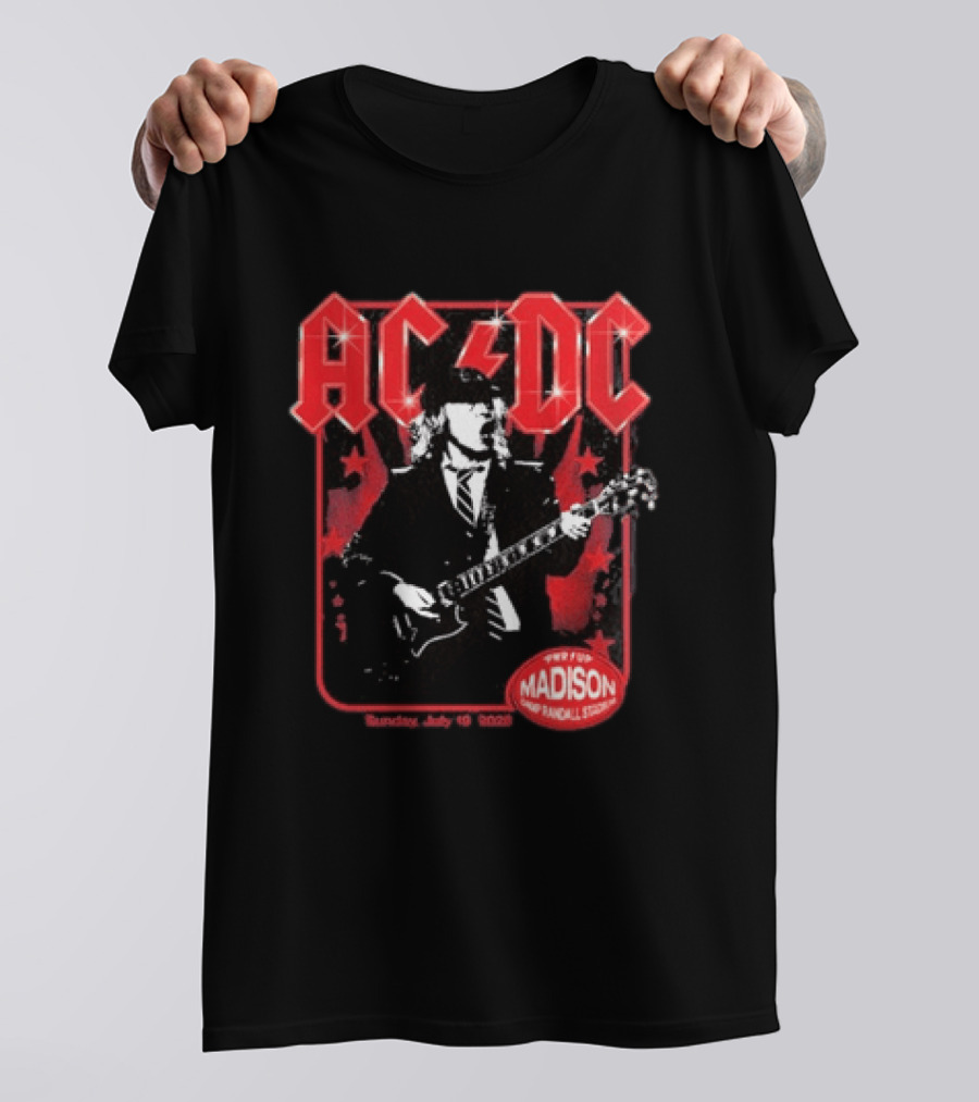 ACDC PWR Up Tour Madison Camp Randall Stadium July 19 2026 T-Shirt
