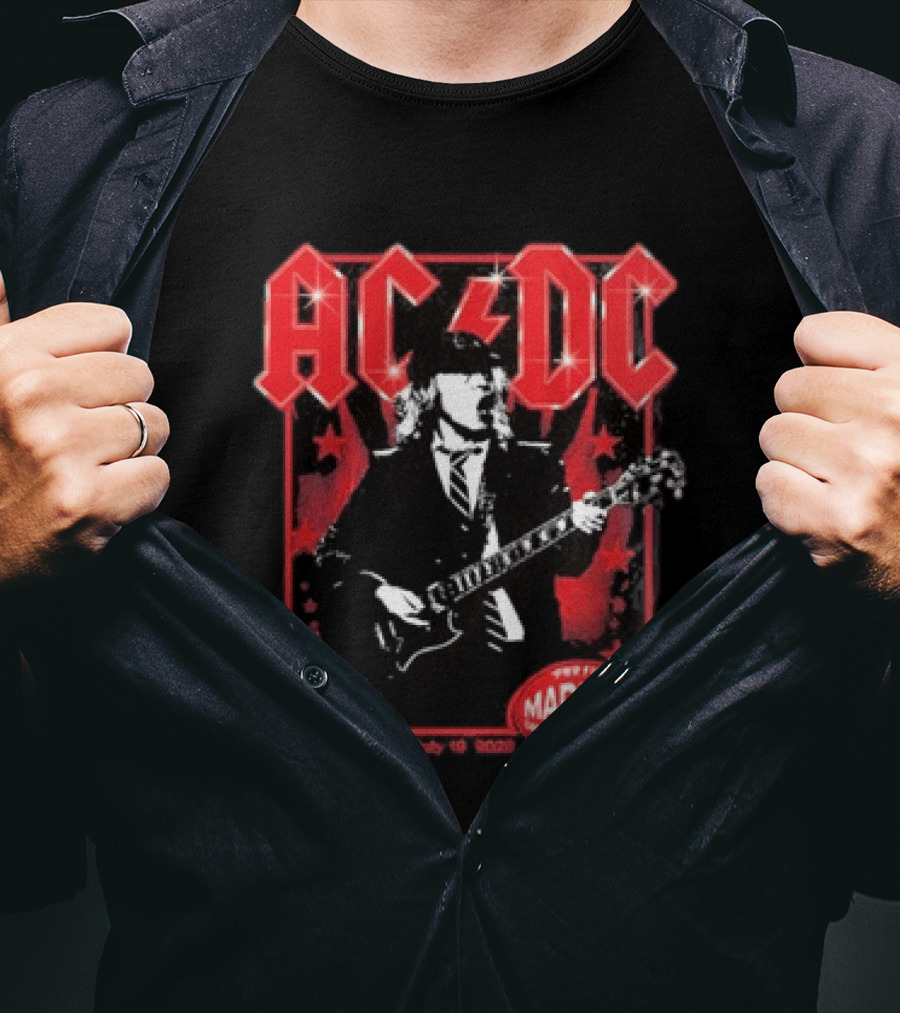 ACDC PWR Up Tour Madison Camp Randall Stadium July 19 2026 T-Shirt