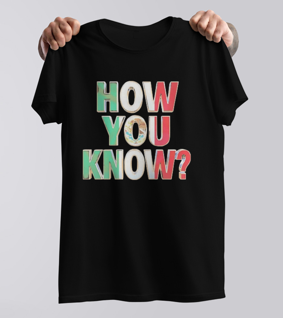 AEW Mexico Flag How You Know Wrestling T-Shirt