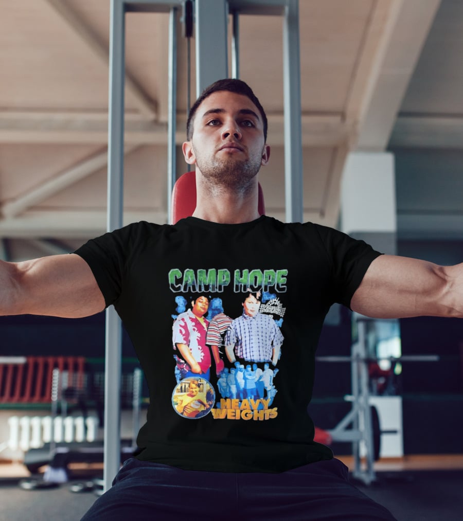 Camp Hope 90 Heavy Weights Featuring Characters From Cult T-Shirt