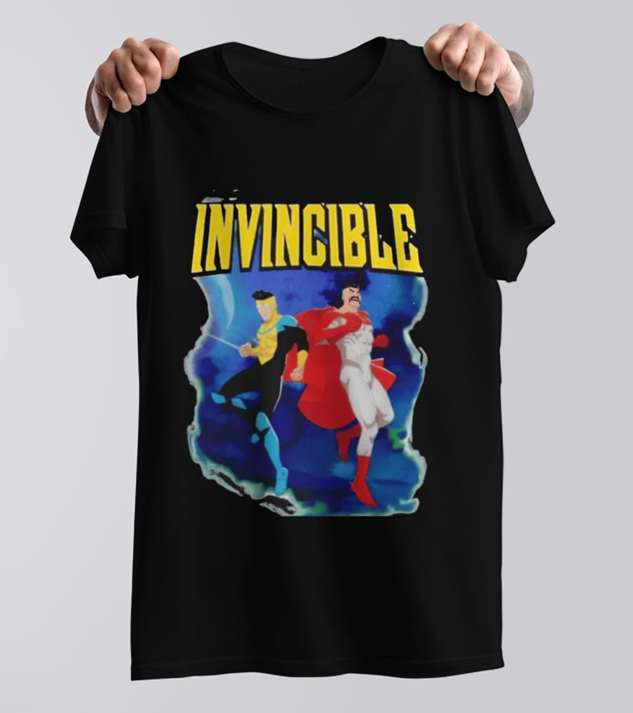 Invincible Comic Superhero Duo Team Up T-Shirt