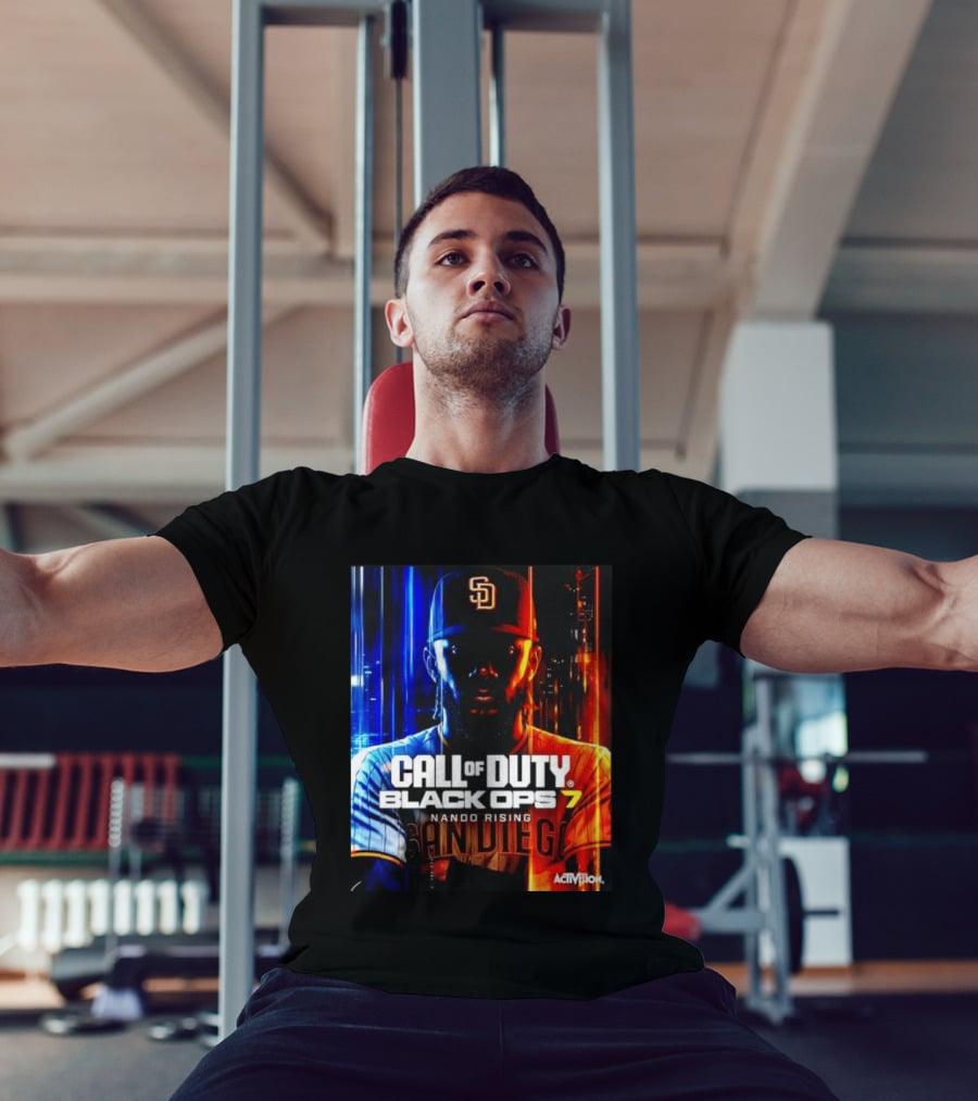 Call Of Duty Black Ops 7 Nando Rising San Diego SD Cap T-Shirt