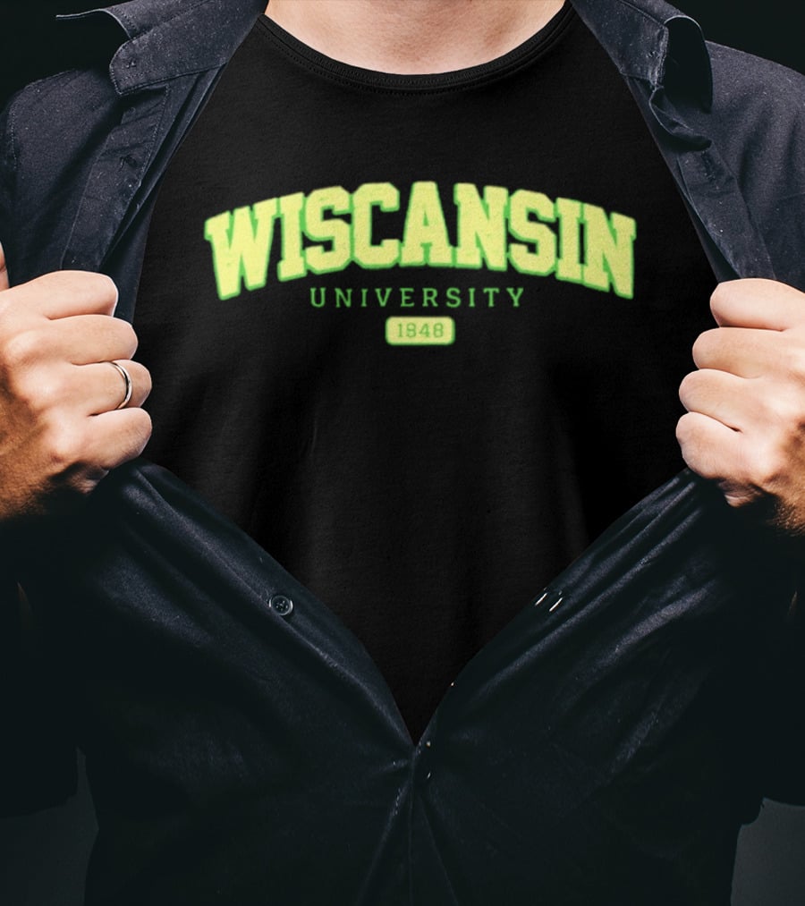 Wiscansin University 1848 Apparel Fan Merchandise T-Shirt