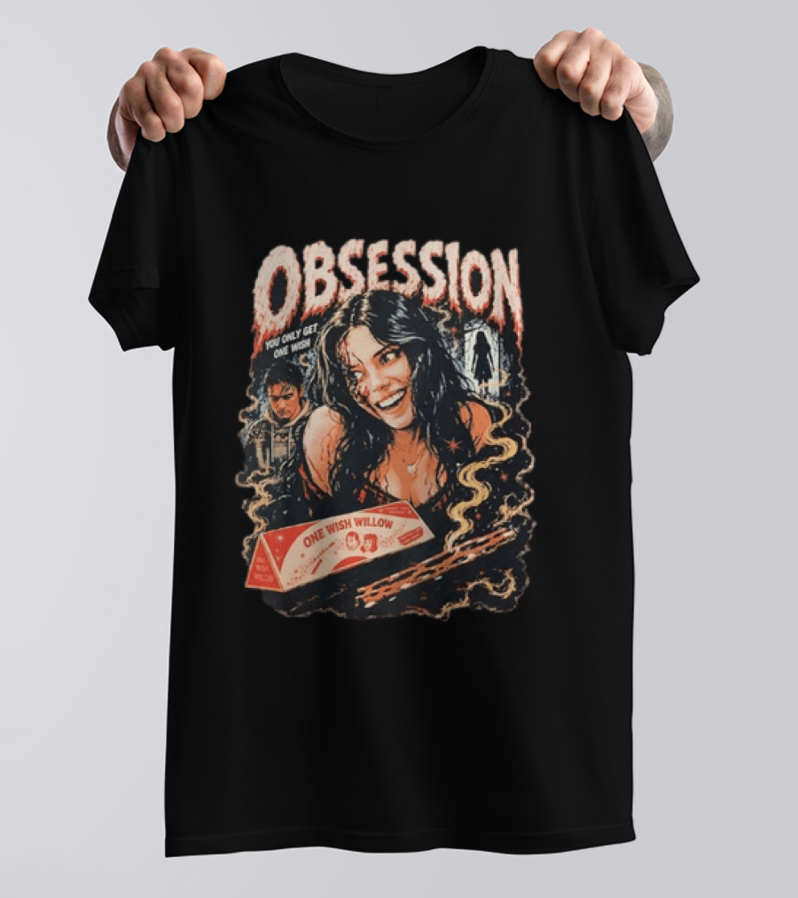 Obsession You Only Get One Wish One Wish Willow Vintage Horror Comic T-Shirt