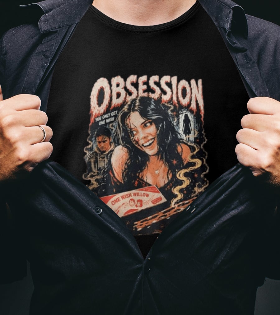 Obsession You Only Get One Wish One Wish Willow Vintage Horror Comic T-Shirt