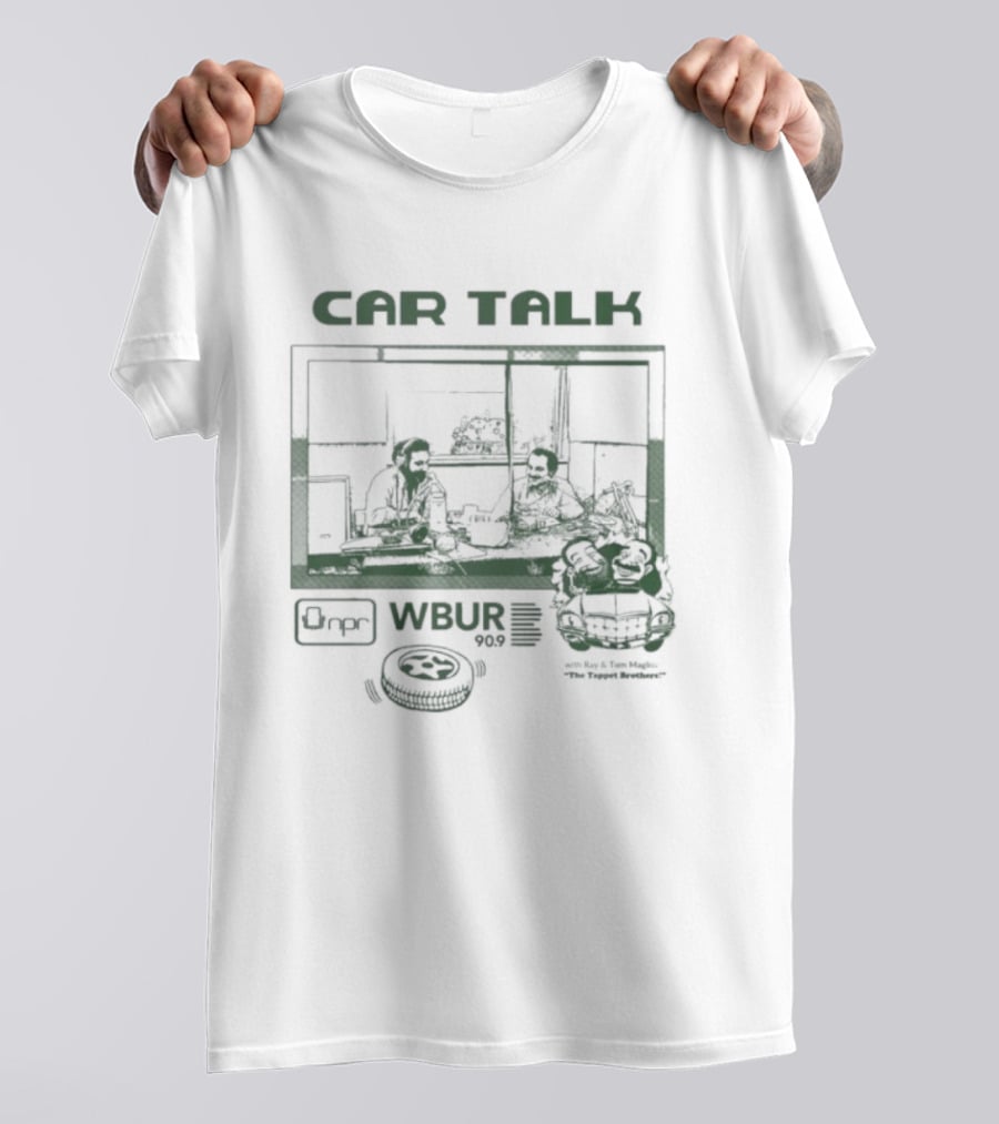 Car Talk NPR Podcast WBUR Engine Gear T-Shirt