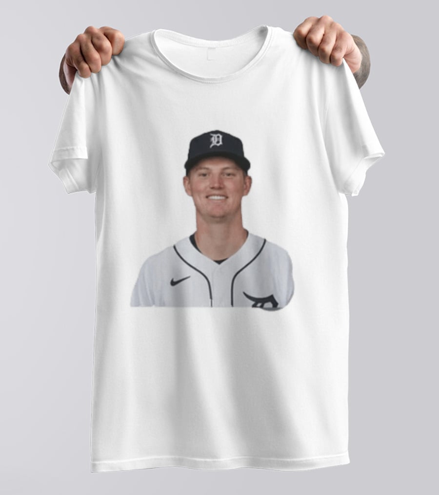 Troy Melton Detroit Tigers Nike Baseball Player D T-Shirt