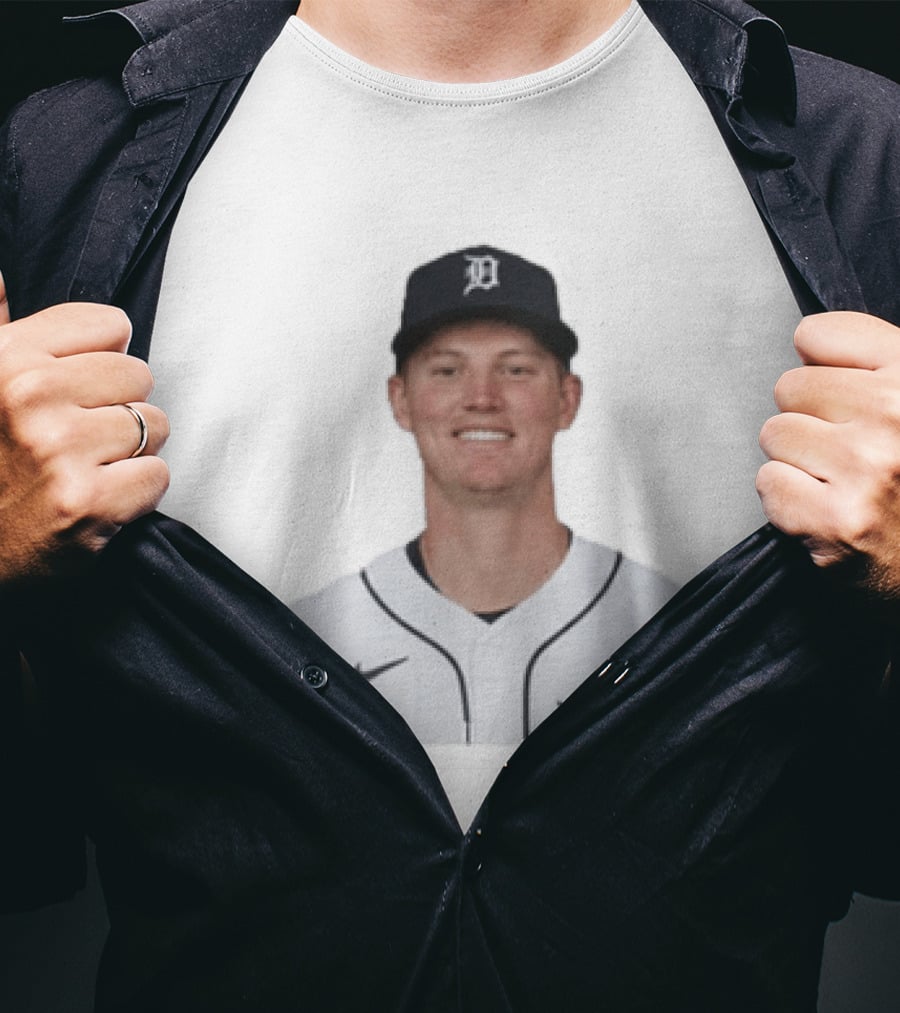 Troy Melton Detroit Tigers Nike Baseball Player D T-Shirt
