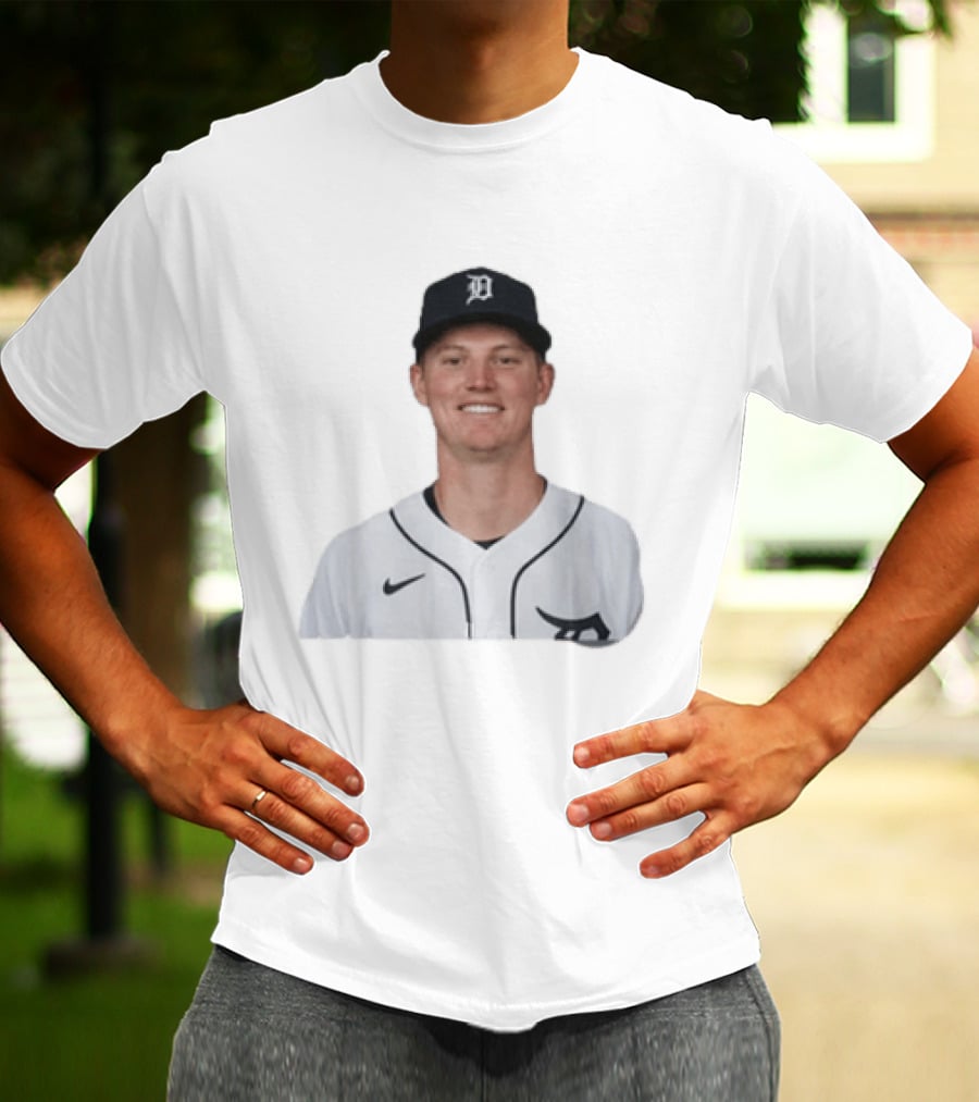 Troy Melton Detroit Tigers Nike Baseball Player D T-Shirt