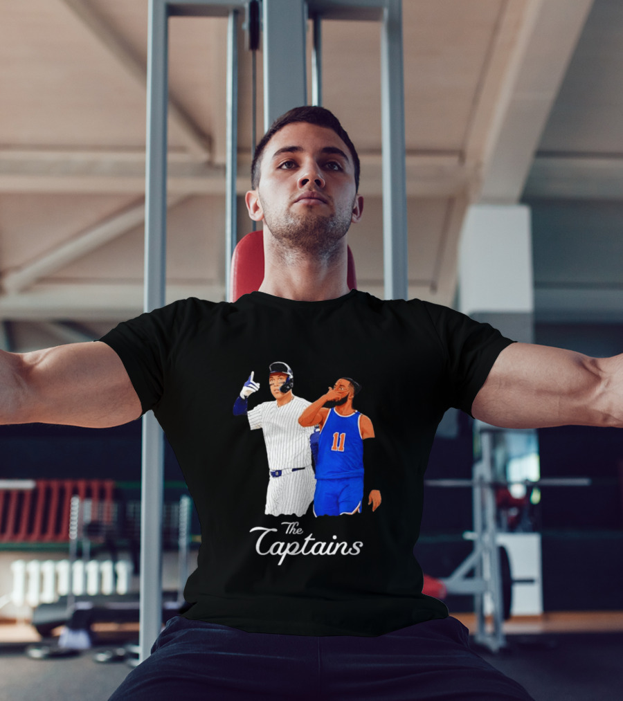 Aaron Judge New York Yankees Jalen Brunson New York Knicks The Captains T-Shirt