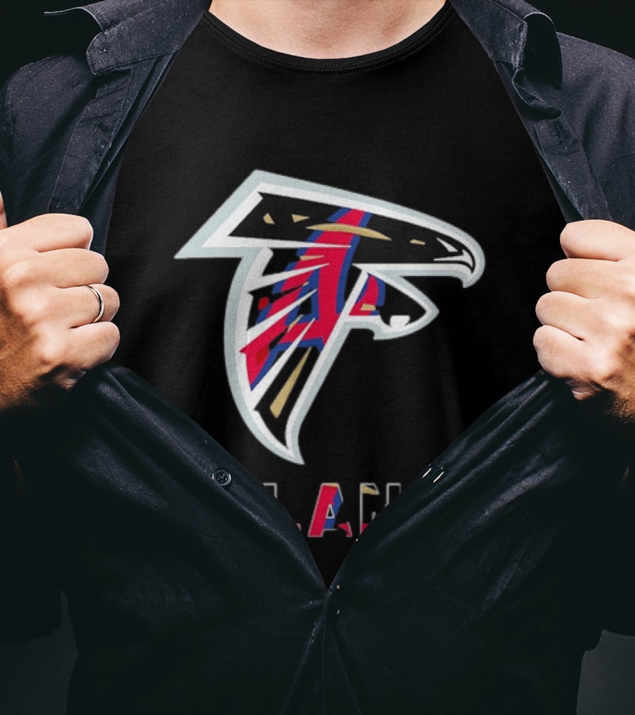 Atlanta Falcons Braves Hawks Bulldogs United Sports Mashup T-Shirt