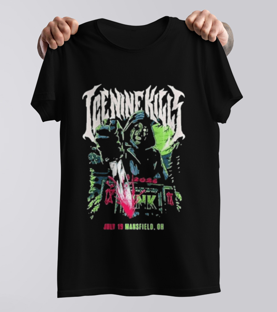 Ice Nine Kills Inkcarceration Event Mansfield OH July 19 2026 Horror Graphic Novel T-Shirt
