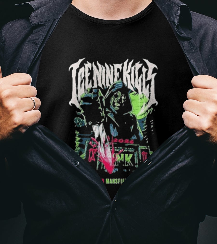 Ice Nine Kills Inkcarceration Event Mansfield OH July 19 2026 Horror Graphic Novel T-Shirt