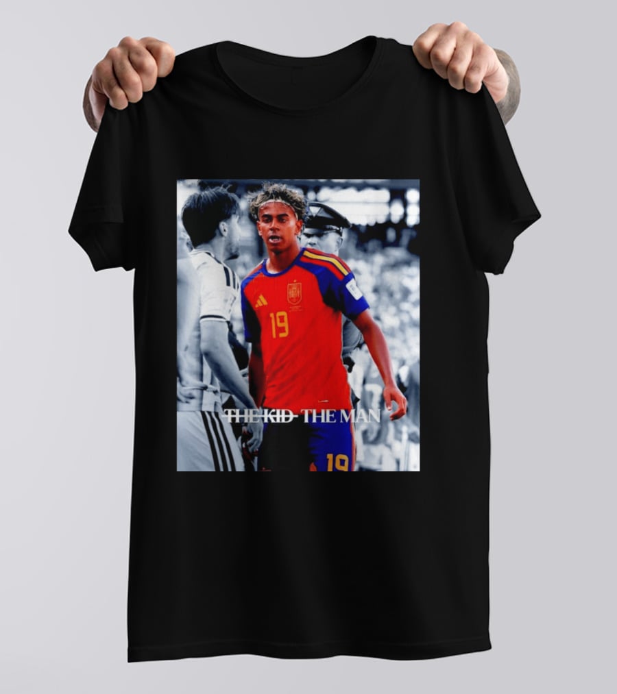 Spain 19 Lamine Yamal The Kid The Man T-Shirt