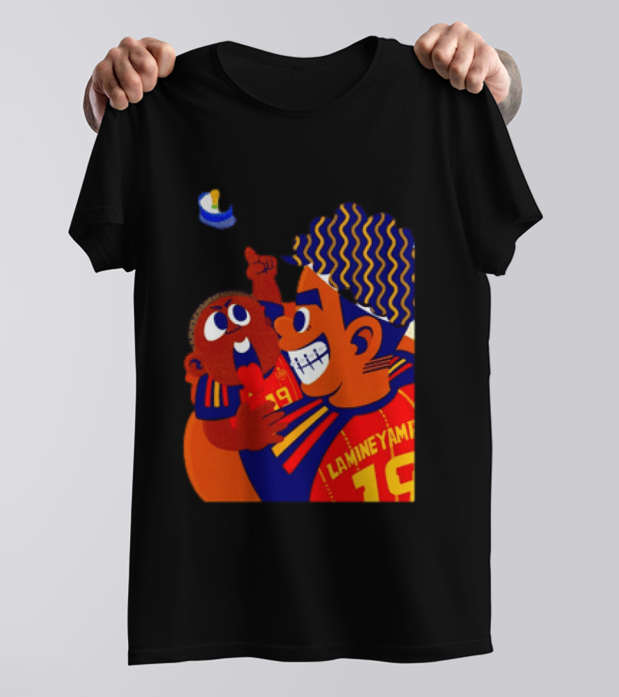 Lamine Yamal 19 With Little Brother Keyne Go For It Soccer Family Team Spirit T-Shirt