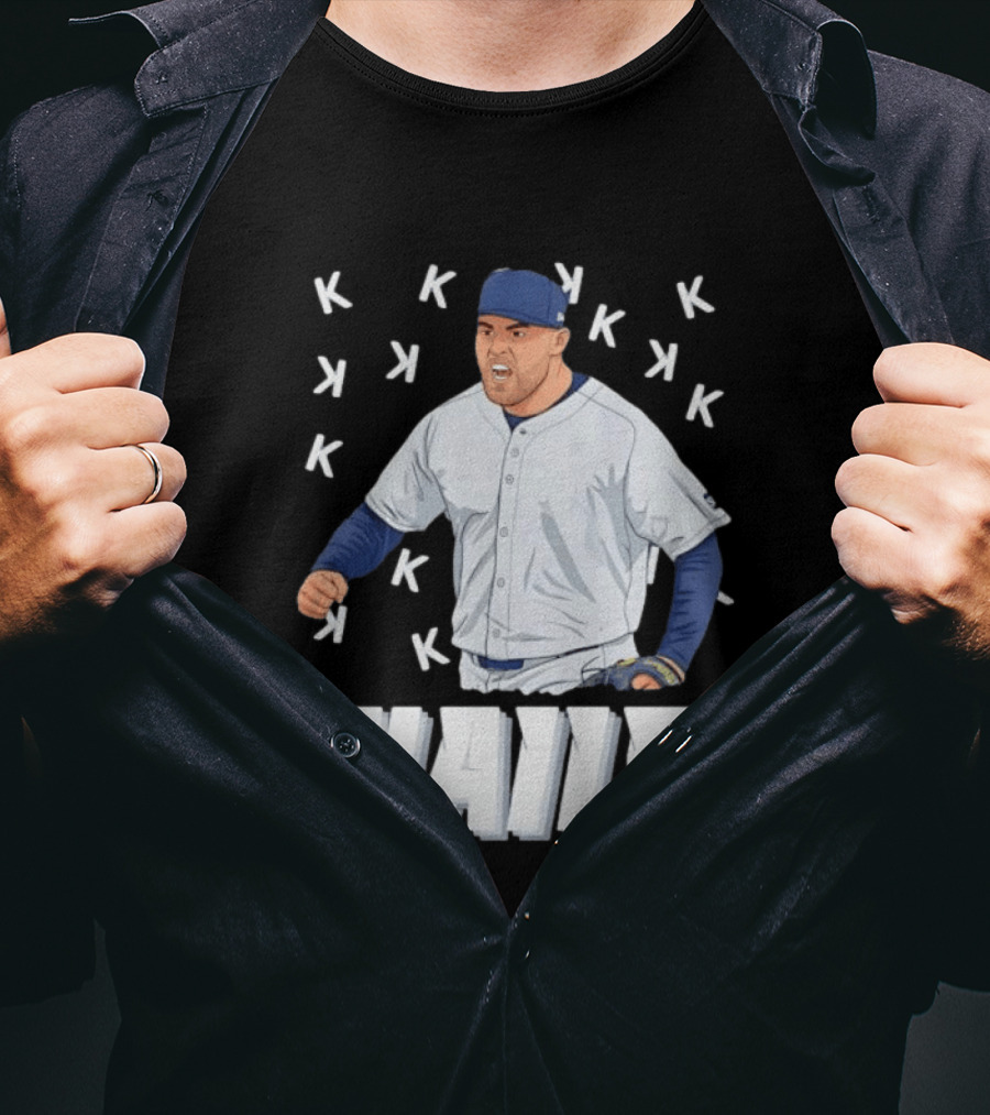 Logan Gilbert Strikeout Pitcher Seattle Mariners NAILS Baseball Fan T-Shirt