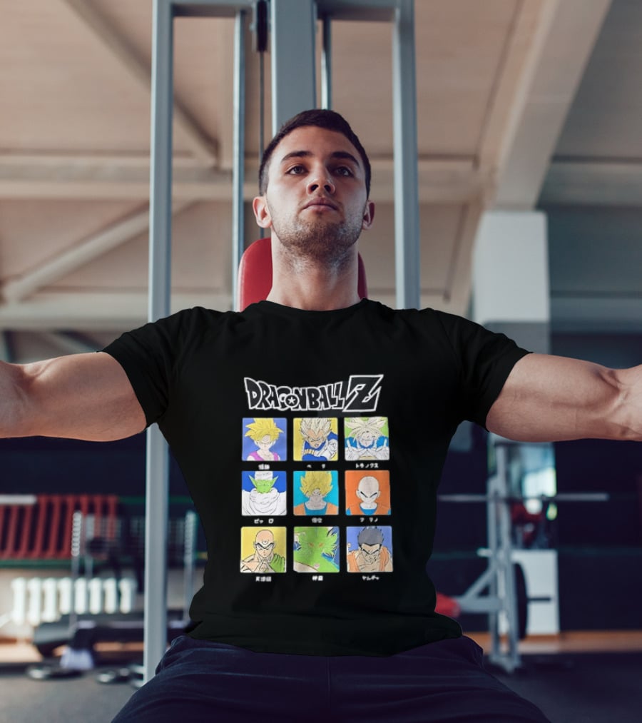 Dragon Ball Z Gohan Vegeta Trunks Piccolo Goku Krillin Tien Shenron Yamcha Anime Characters T-Shirt