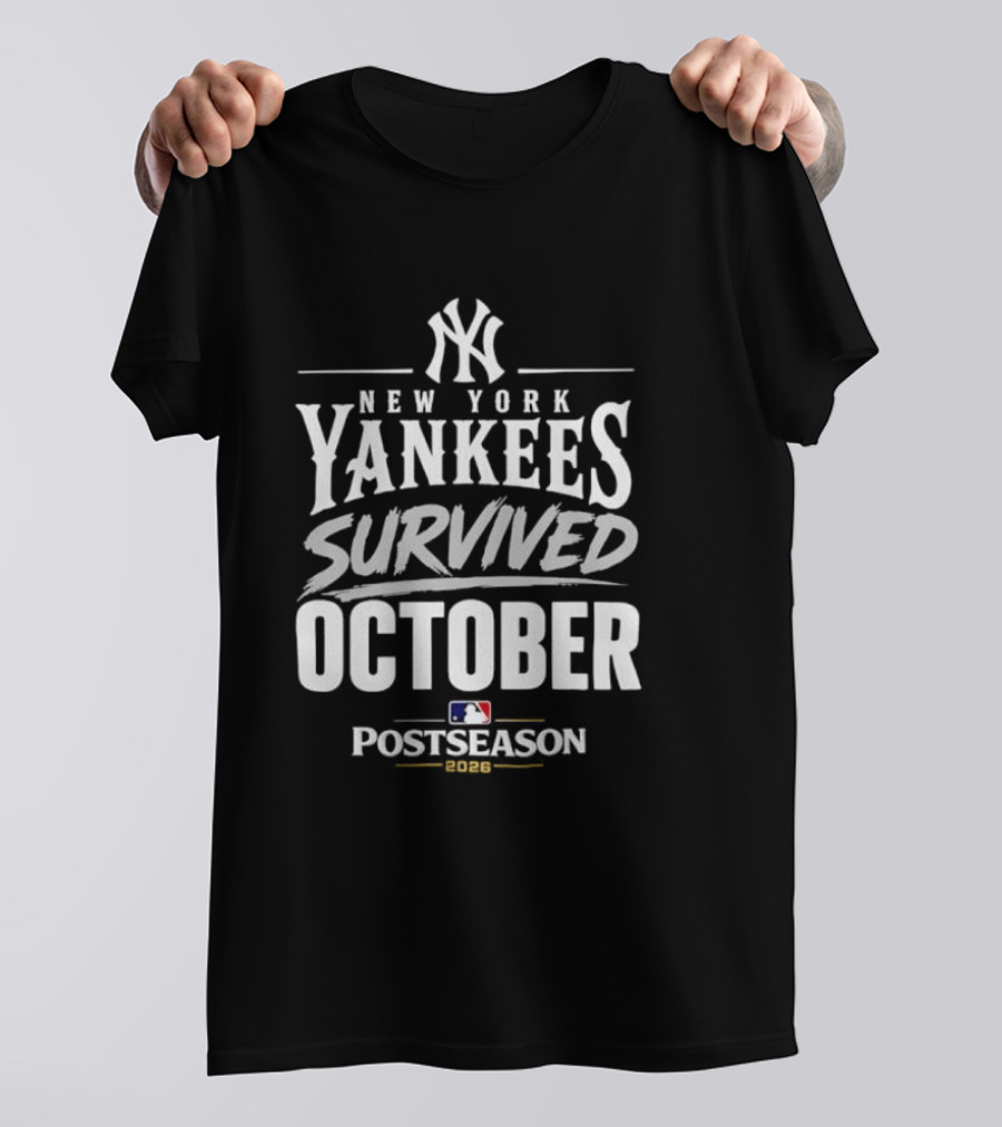 New York Yankees Survived October MLB Postseason 2026 T-Shirt