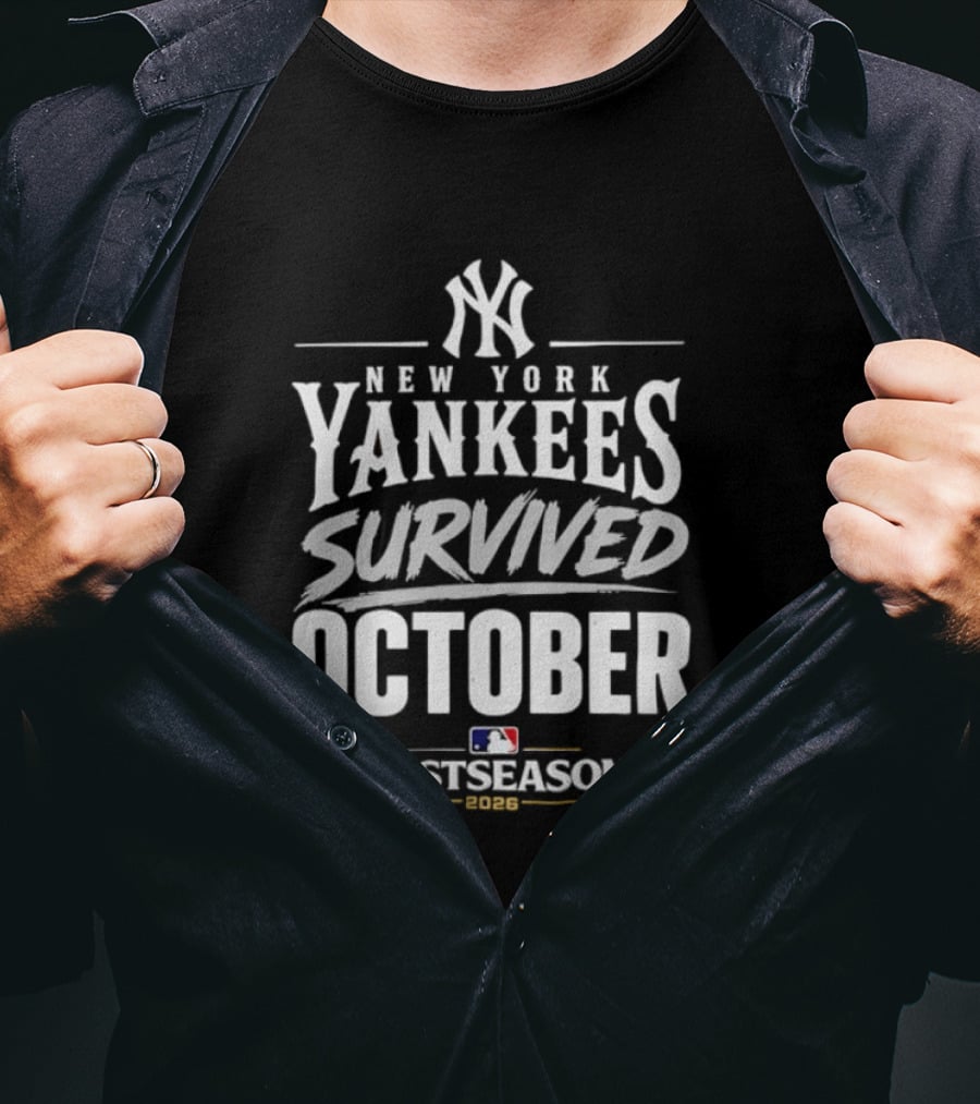 New York Yankees Survived October MLB Postseason 2026 T-Shirt
