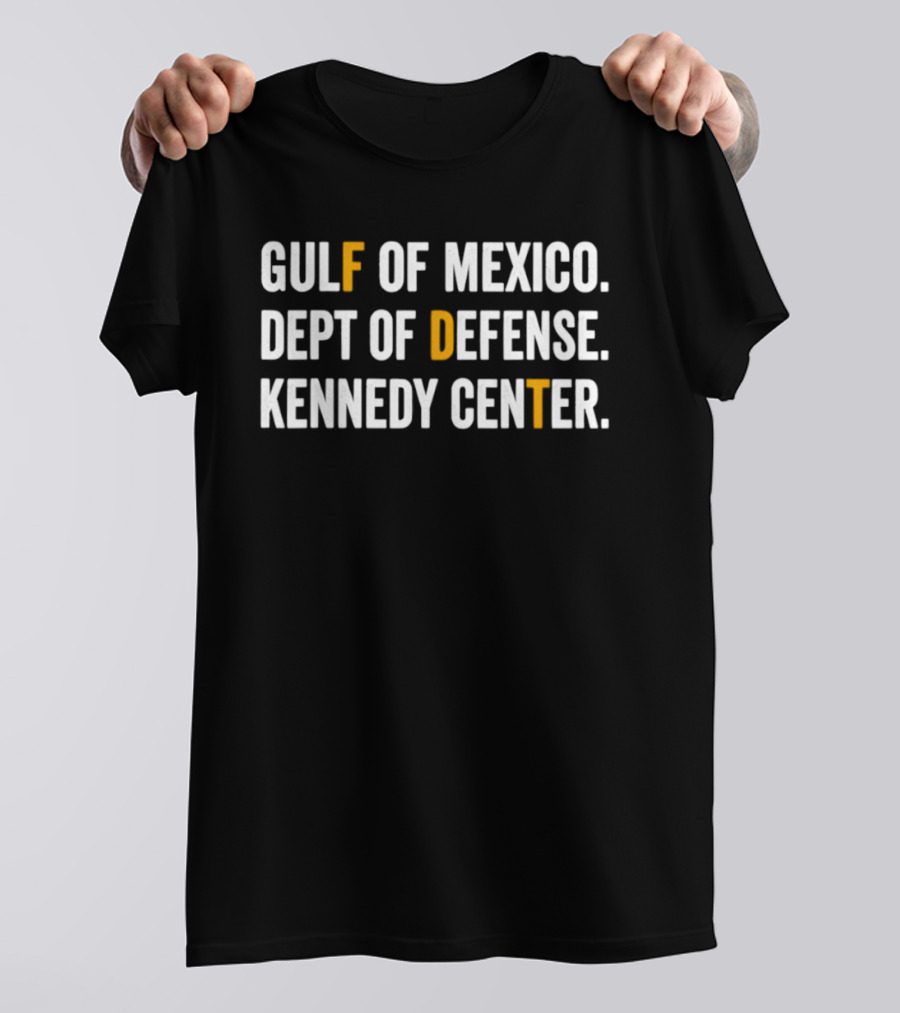 Gulf Of Mexico Dept Of Defense Kennedy Center T-Shirt