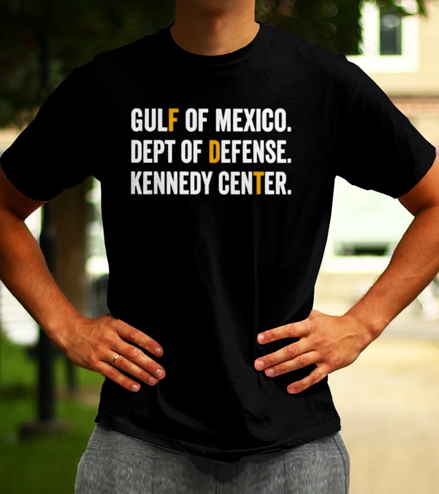 Gulf Of Mexico Dept Of Defense Kennedy Center T-Shirt