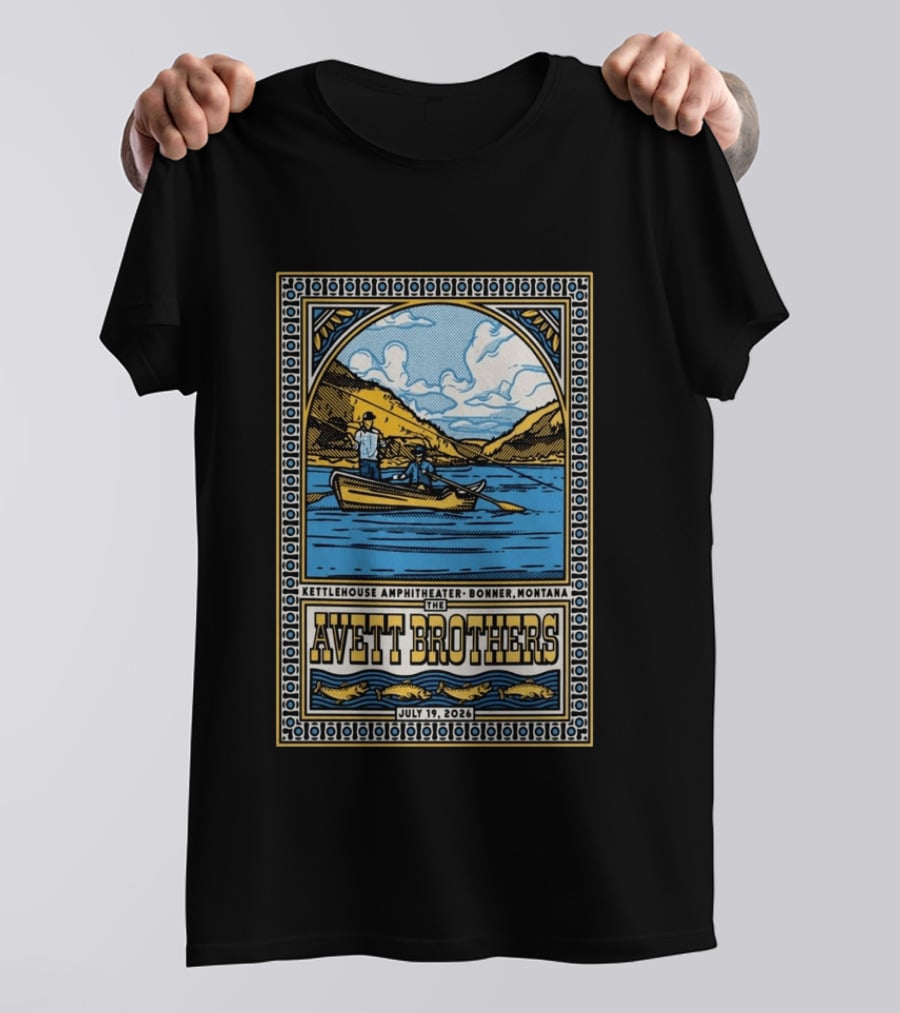 The Avett Brothers KettleHouse Amphitheater Bonner Montana July 19 2026 T-Shirt